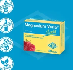 Magnesium Verla Direkt Himbeere 30 Granulatbeutel