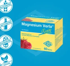 Magnesium Verla Direkt Himbeere 60 Granulatbeutel