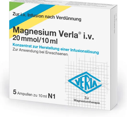 Magnesium Verla I.V. 20 Mmol Je 10 ml K.Z.H.E.Inf.Lsg