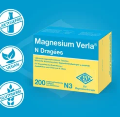 Magnesium Verla N 200 Dragees