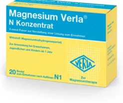 Magnesium Verla N Konzentrat 20 Pulver