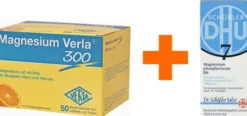 Magnesium Verla 300 uno 50 Beutel + Biochemie DHU Nr.7 Magnesium phosphoricum D6 200 Tabletten