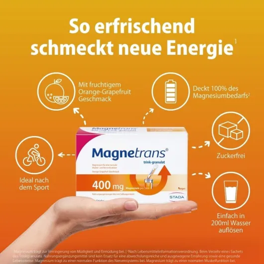 Magnetrans 400 mg Trink-Granulat 50 Sticks