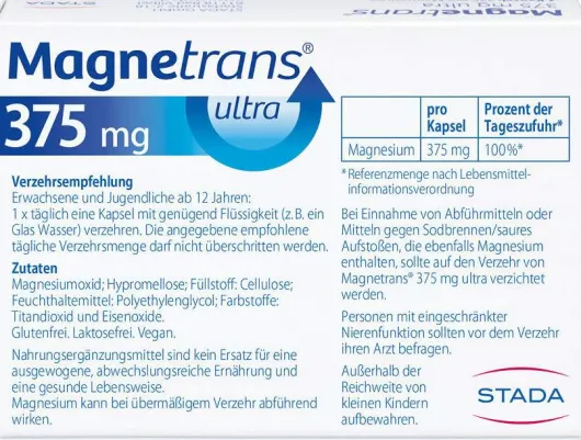 Magnetrans 375 mg Ultra 50 Kapseln