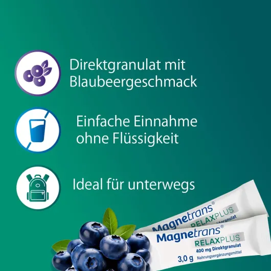 Magnetrans Relax+ 400 mg Granulat 50 x 3 g