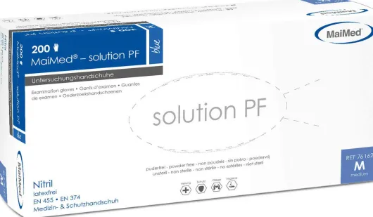 Maimed Solution Pf Handsch.Gr.M Blue 200 Stück