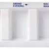 Medikamentenbox Mit Aufdruck 4 Kammern