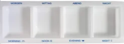 Medikamenten Dispenser 1 Tag 4 Gros.F a2h.5x6cm