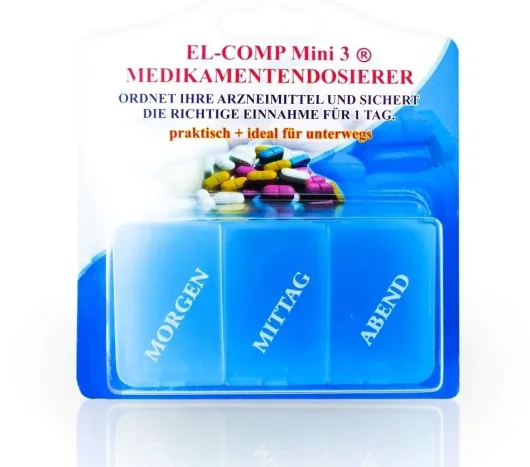 Medikamentendosierer El Comp Mini 3-Geteilt