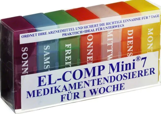 Medikamentendosierer El Comp Mini 7 Kunststoffbox 1 Stück