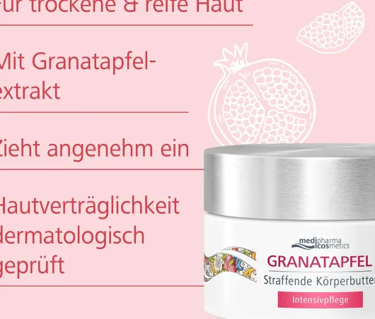 medipharma cosmetics Granatapfel straffende Körperbutter 250 ml
