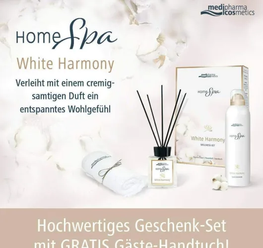 medipharma cosmetics Home Spa White Harmony Wellness Set