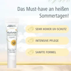 medipharma cosmetics Hyaluron Sonnenpflege Lippen LSF 50+ 7 ml Balsam