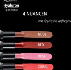 Medipharma Cosmetics Hyaluron Lip Perfection Lippenstift Coral 4 G