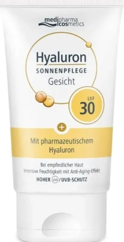 medipharma cosmetics Hyaluron Sonnenpflege Gesicht LSF 30 50 ml Creme