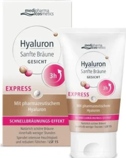 medipharma cosmetics Hyaluron Sanfte Bräune Express Gesichtspflege 30 ml Creme