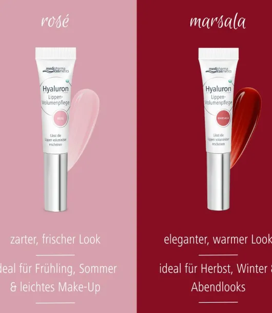 medipharma cosmetics Hyaluron Lippen-Volumenpflege Balsam Rose 7 ml