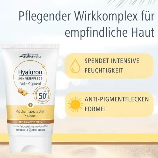 Medipharma Cosmetics Hyaluron Sonnenpflege Gesicht Anti Pigment...