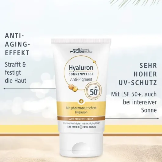 Medipharma Cosmetics Hyaluron Sonnenpflege Gesicht Anti Pigment...