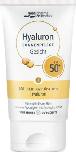 medipharma cosmetics Hyaluron Sonnenpflege Gesicht LSF 50+ 50 ml Creme