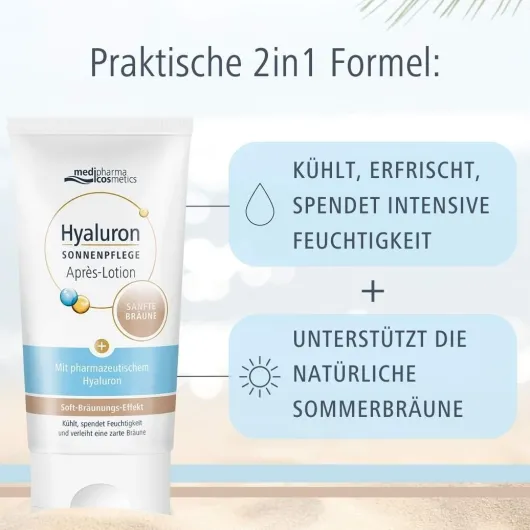 medipharma cosmetics Hyaluron Sonnenpflege Après Lotion sanfte Bräune 150 ml