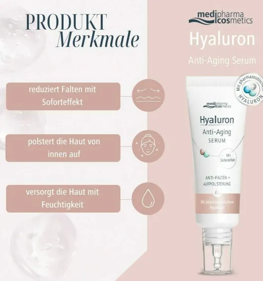 medipharma cosmetics Hyaluron Anti-Aging Serum 30 ml