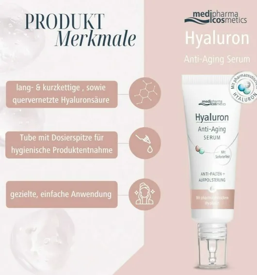 medipharma cosmetics Hyaluron Anti-Aging Serum 30 ml