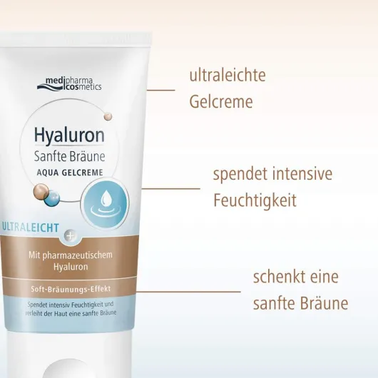 medipharma cosmetics Hyaluron Sanfte Bräune Aqua Gelcreme 150 ml
