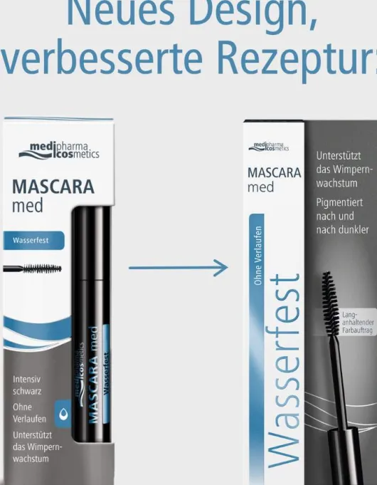 medipharma cosmetics Mascara med wasserfest 5 ml