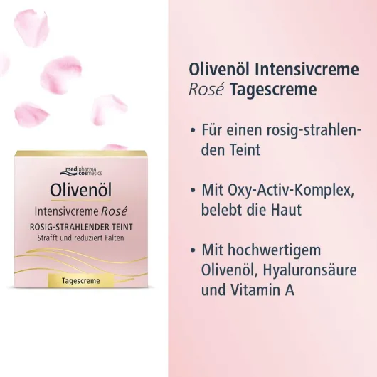 Medipharma Cosmetics Olivenöl Intensiv Rose Tagescreme...