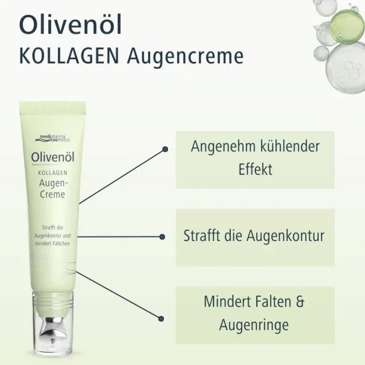 medipharma cosmetics Olivenöl Kollagen 15 ml Augencreme