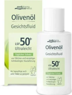 medipharma cosmetics Olivenöl Gesichtsfluid LSF 50+ 50 ml