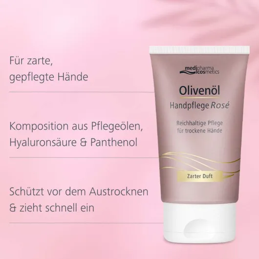 medipharma cosmetics Olivenöl Rose Handpflegecreme 50 ml