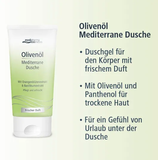 medipharma cosmetics Olivenöl Mediterrane Dusche 150 ml