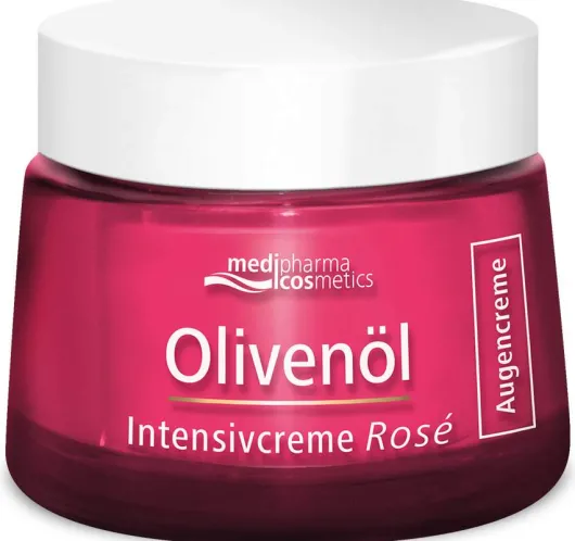 medipharma cosmetics Olivenöl Intensivcreme Rosé Augencreme 15 ml