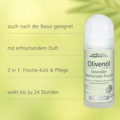 Medipharma Cosmetics Olivenöl Deoroller Mediterane Frische 50 ml