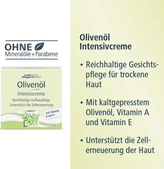 medipharma cosmetics Olivenöl Intensivcreme 50 ml