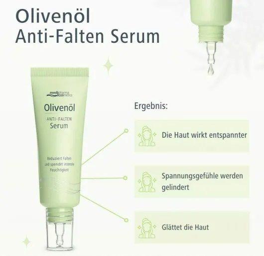 medipharma cosmetics Olivenöl Anti-Falten Serum 30 ml