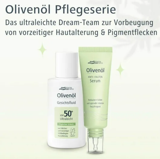 medipharma cosmetics Olivenöl Anti-Falten Serum 30 ml