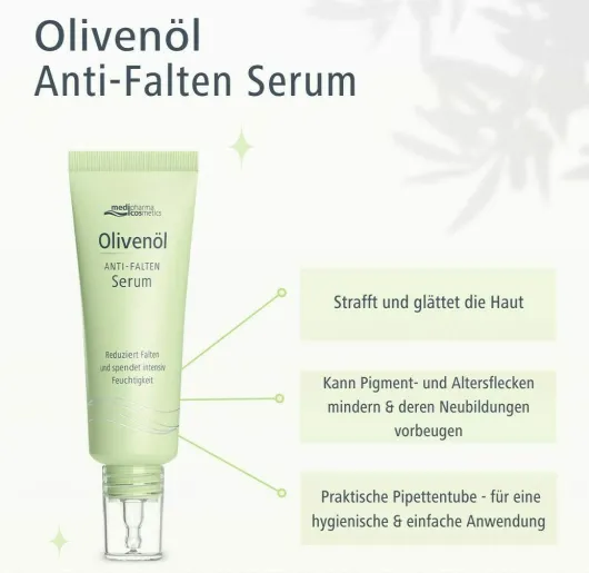 medipharma cosmetics Olivenöl Anti-Falten Serum 30 ml