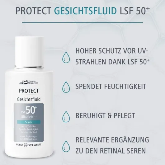Medipharma cosmetics Protect Gesichtsfluid LSF 50+ 50 ml