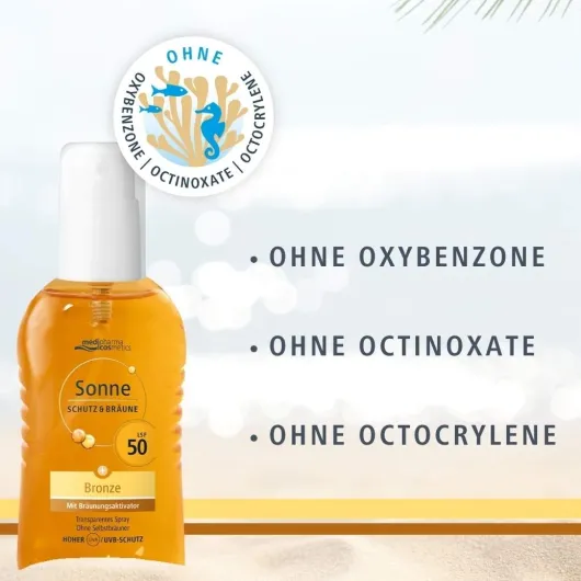 medipharma cosmetics Sonne Schutz & Bräune Bronze LSF 50 200 ml Pumpspray