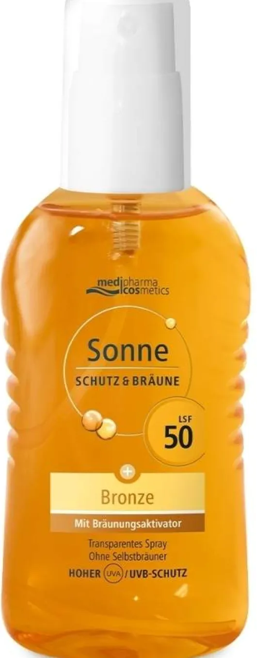 medipharma cosmetics Sonne Schutz & Bräune Bronze LSF 50 200 ml Pumpspray