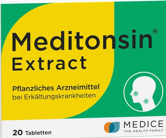 Meditonsin Extract pflanzliche Erkältungstabletten 20 Stück