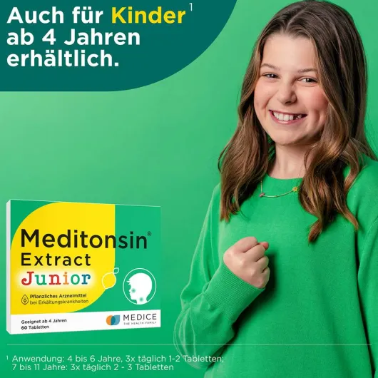 Meditonsin Extract pflanzliche Erkältungstabletten 20 Stück