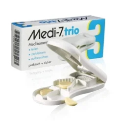 Medi 7 Trio Tablettenteiler Weiß 1 Stück