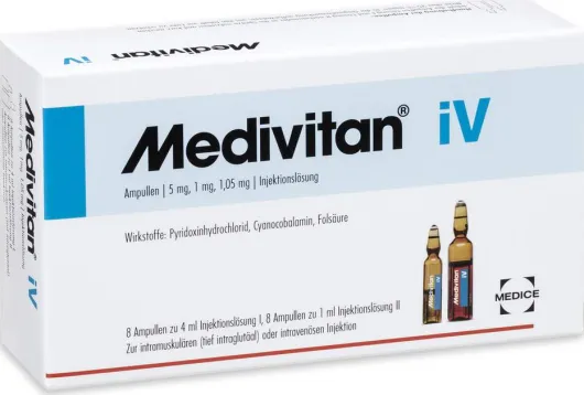 Medivitan Iv Injektionslösung in Ampullen-Paaren 8 Stück