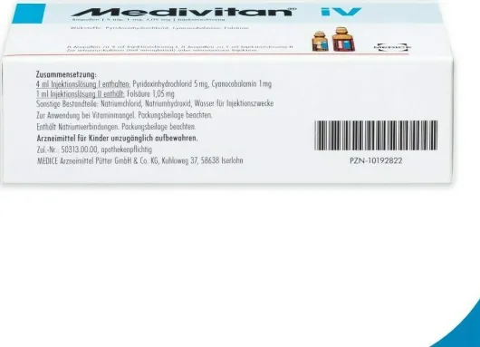 Medivitan Iv Injektionslösung in Ampullen-Paaren 8 Stück