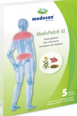 MedoPatch 24 H Schmerzpflaster XL für Rücken und Schulter 5 Stück