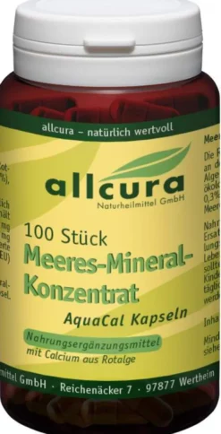 Meeresalgen-Mineral-Konzentrat Mit Natürlichem Calcium Kapseln